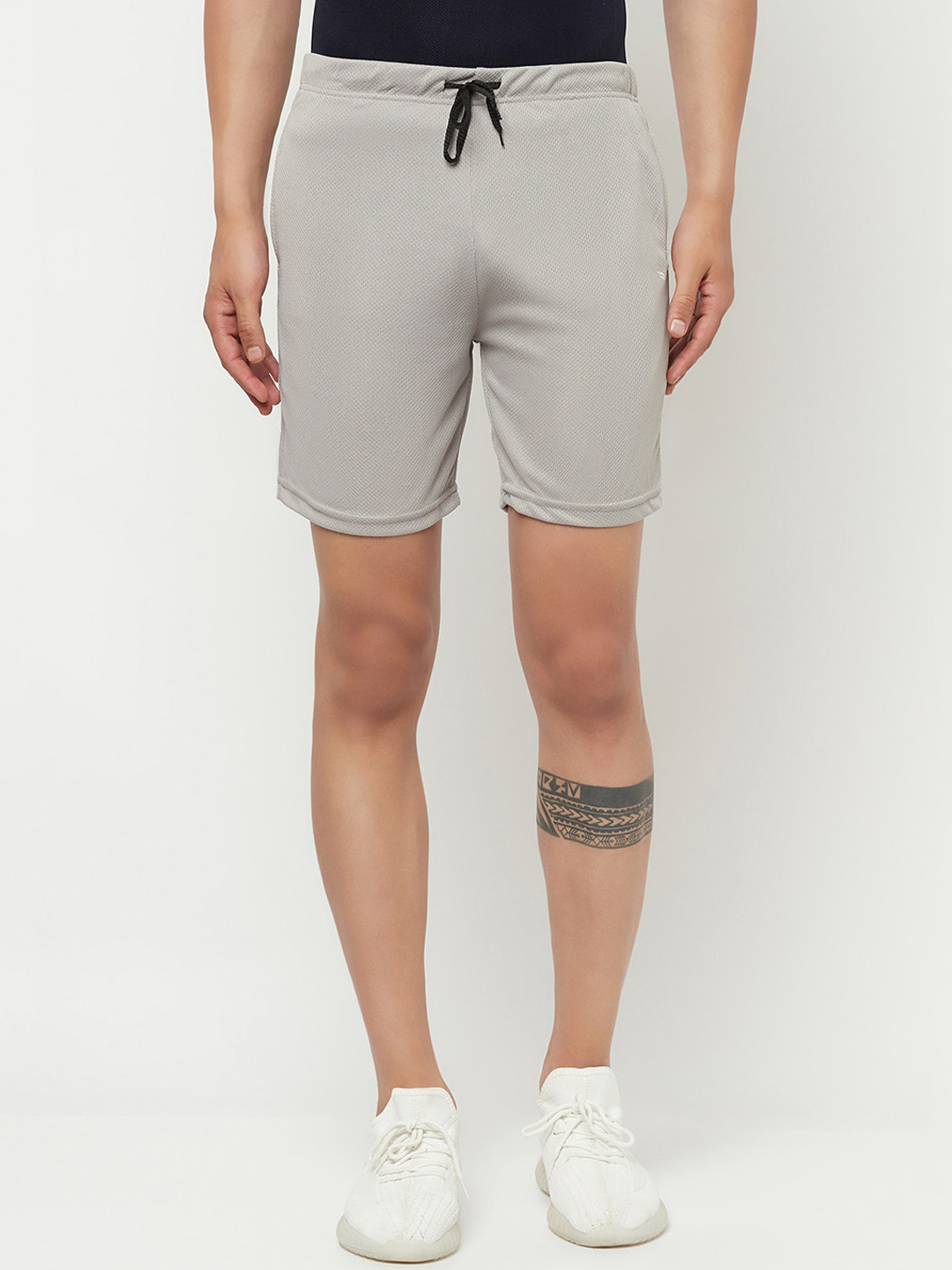 

ELEGANCE Men Grey Running Shorts