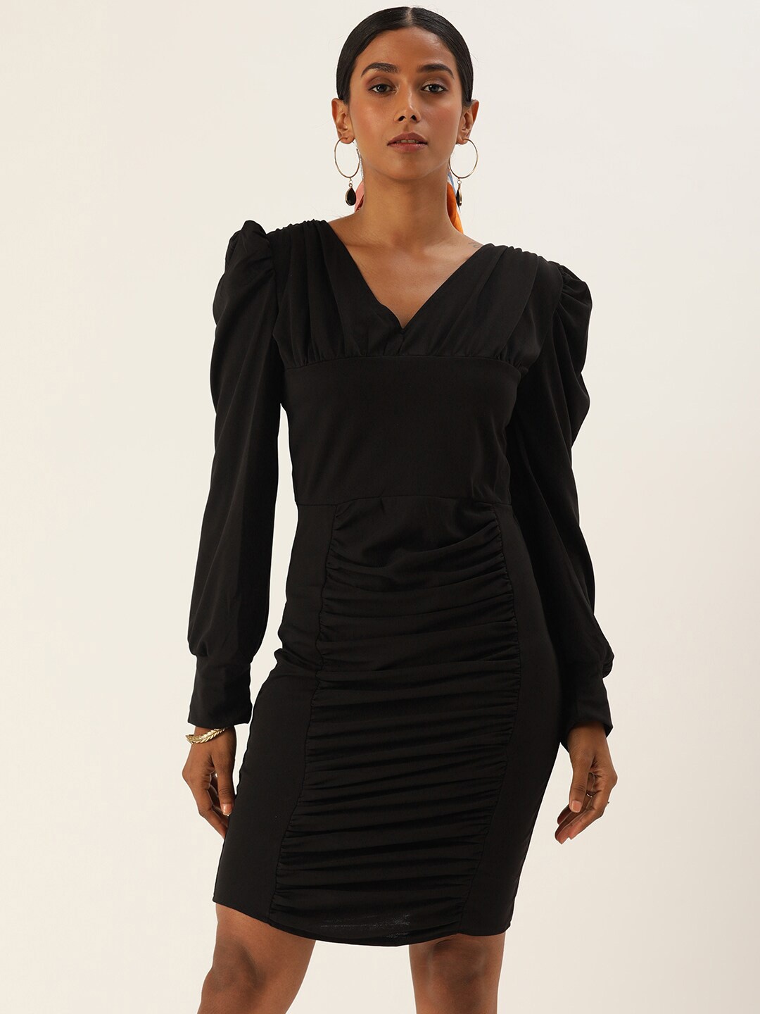 

KALINI Black Sheath Dress