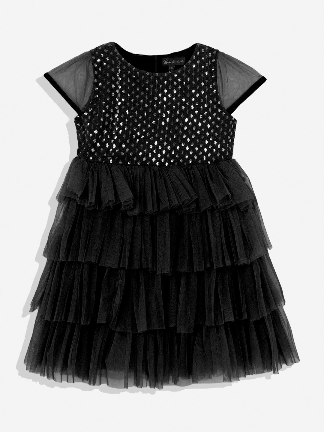 

Bella Moda Black Embellished Ethnic Dress