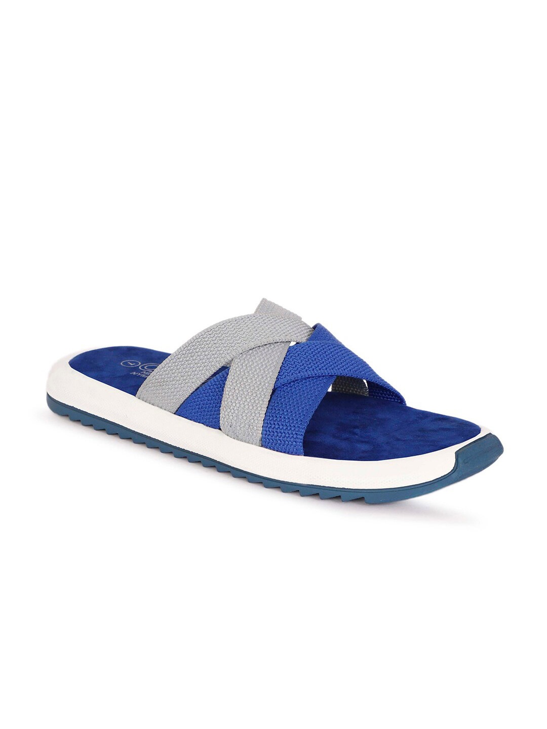 

aadi Men Blue & Grey Slip-On