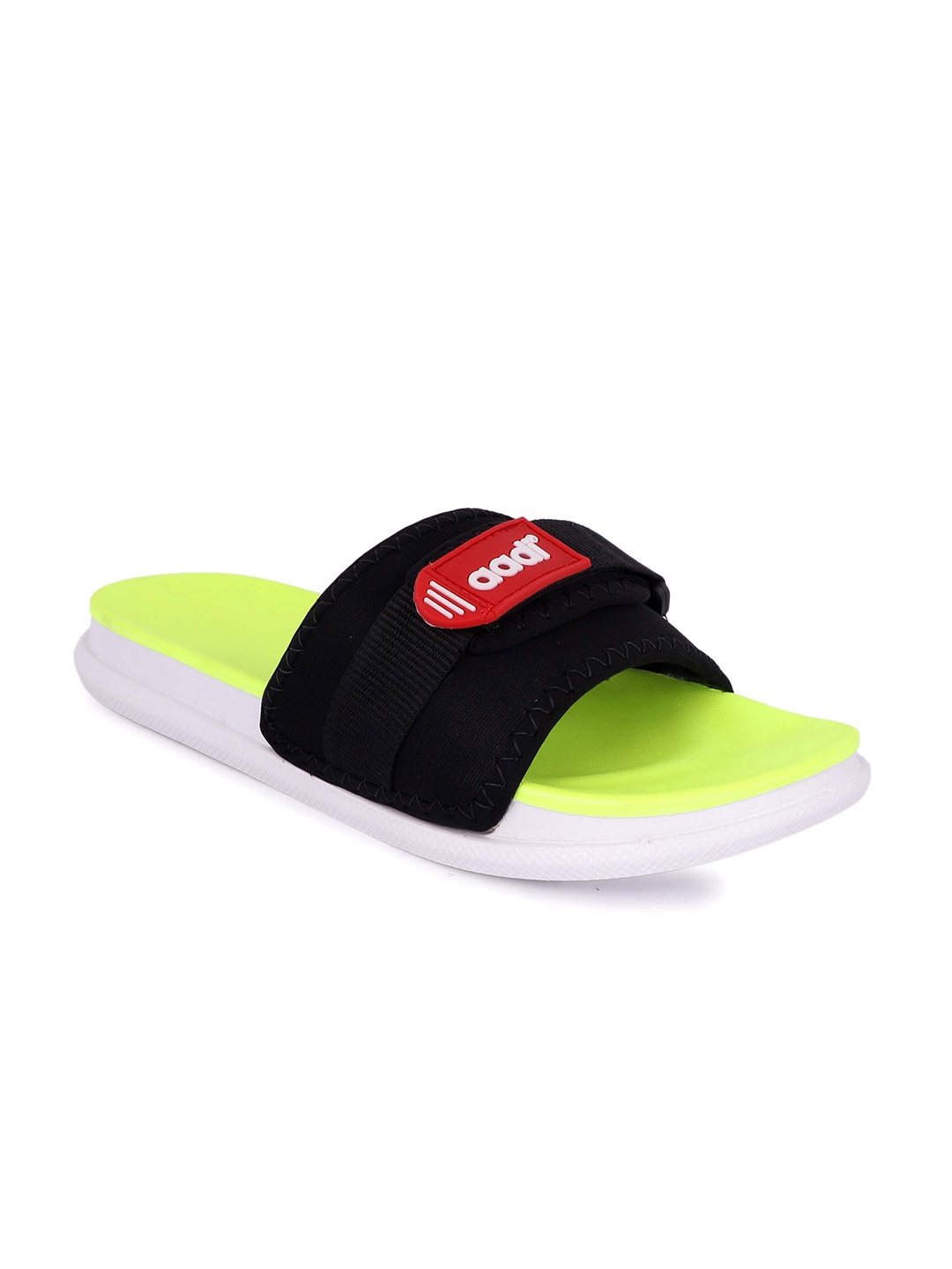 

aadi Men Green & Black Slip-On