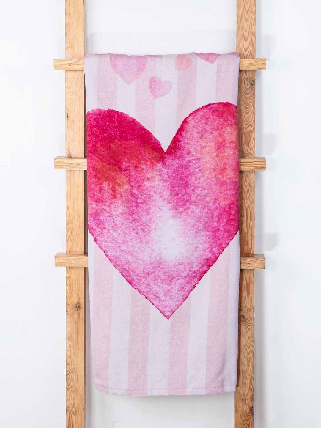 

haus & kinder Kids Pink Printed 380 GSM Pure Cotton Bath Towel