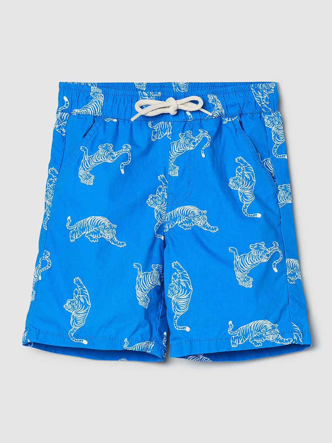

max Boys Blue Conversational Printed Shorts