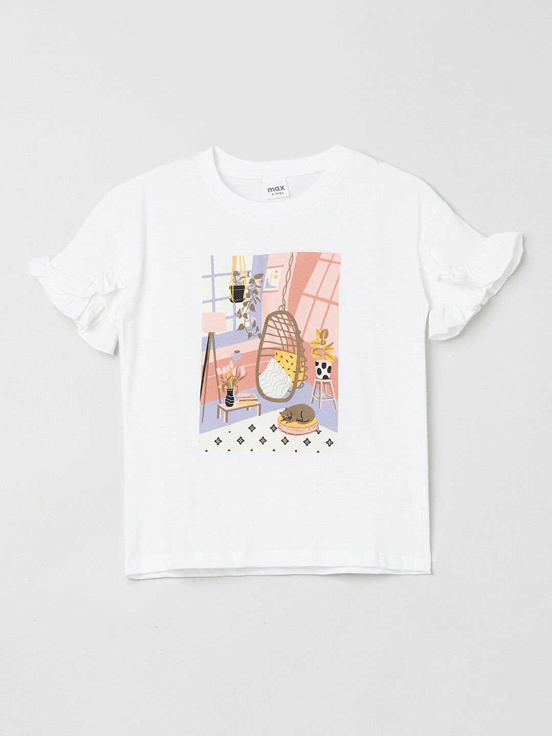 

max Off White Print Top