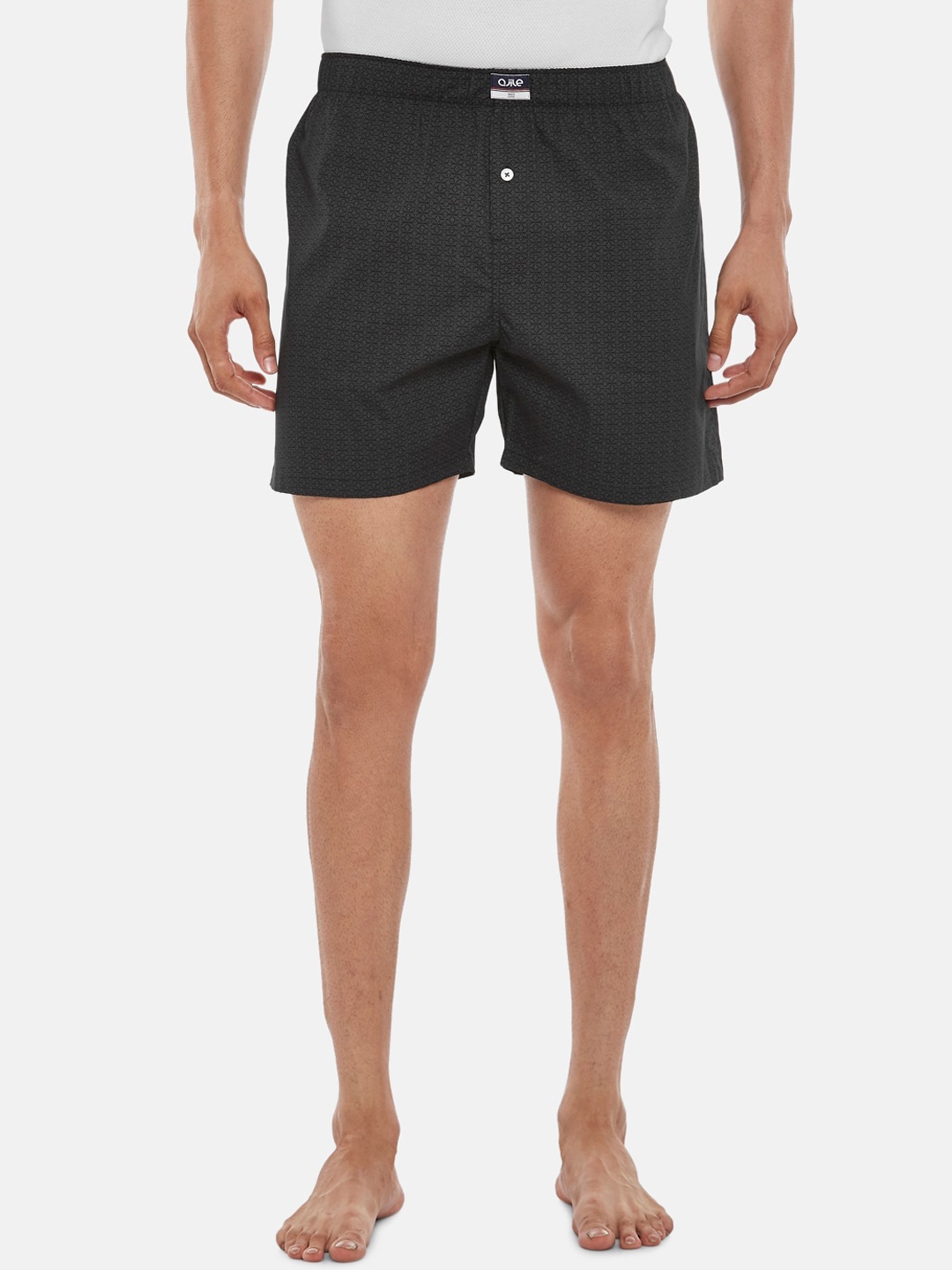 

Ajile by Pantaloons Men Black Printed Pure Cotton Boxers 110118520BLACK
