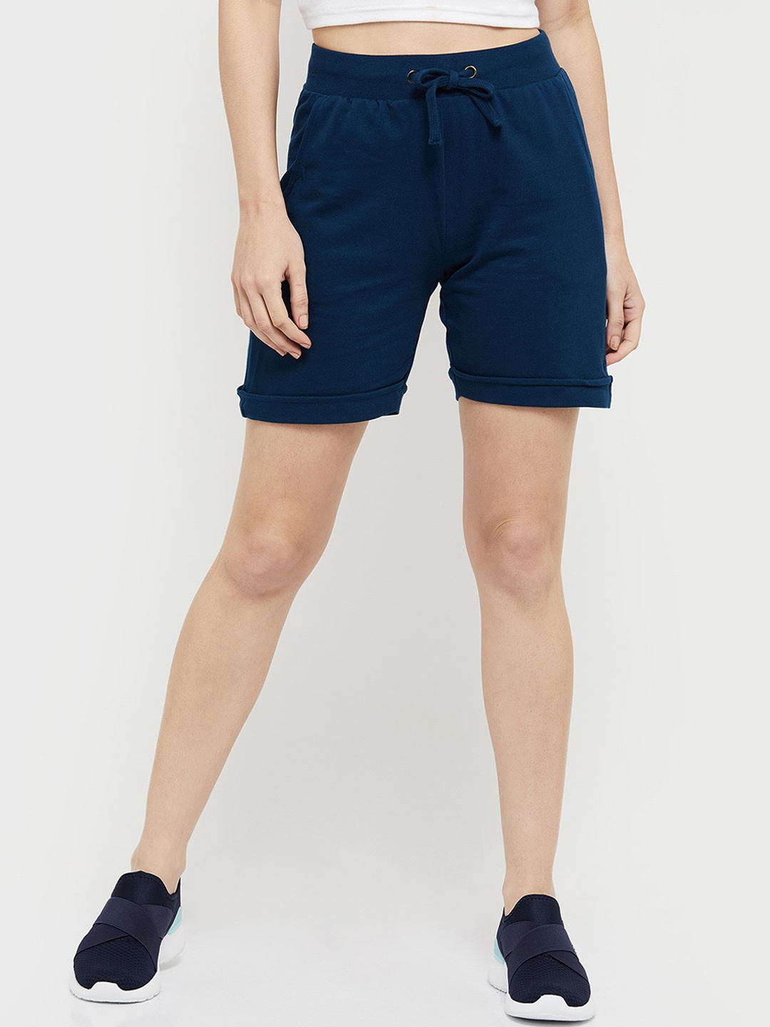 

max Women Blue Shorts