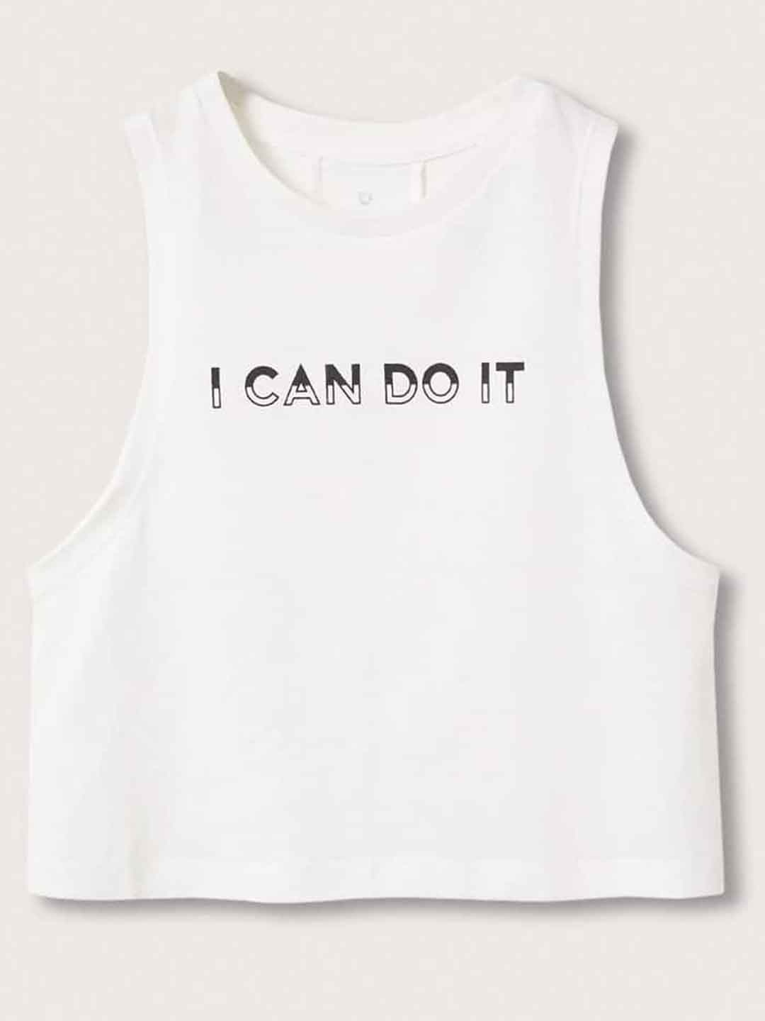 

Mango Kids Girls White & Black Printed Pure Cotton T-shirt