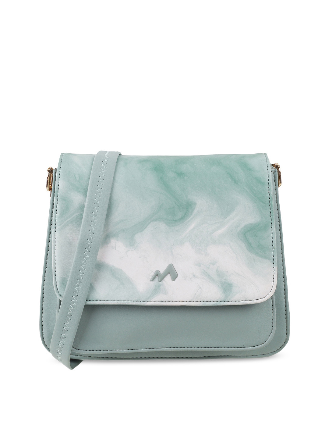 

Metro Green PU Oversized Structured Sling Bag with Bow Detail