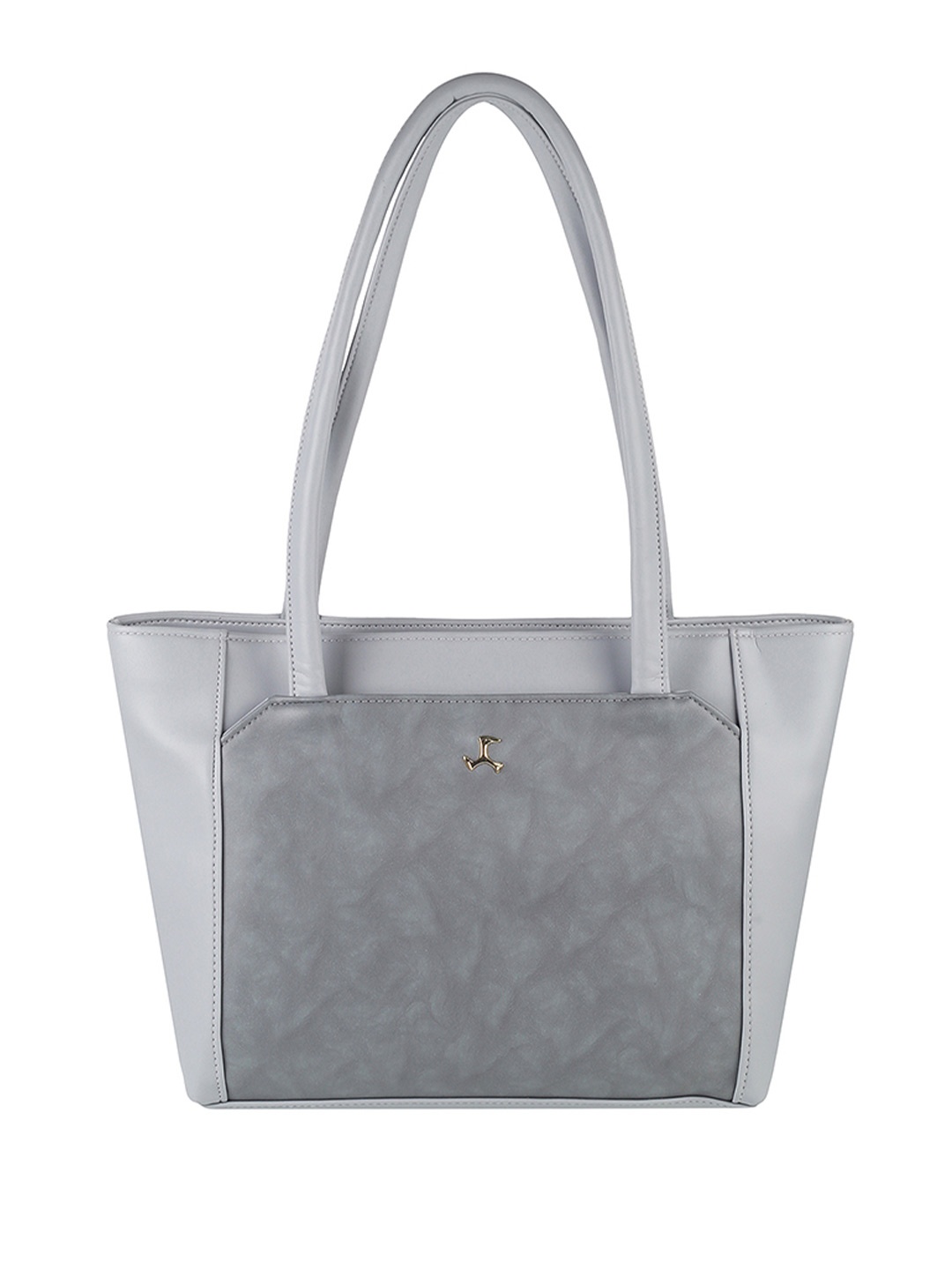 

Mochi Grey PU Structured Shoulder Bag
