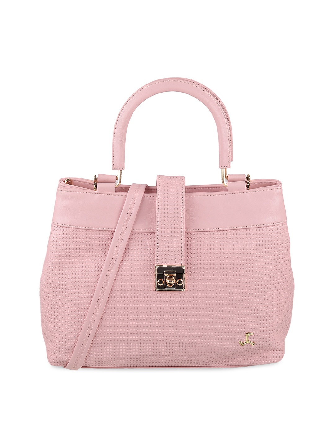 

Mochi Pink Structured Handheld Bag