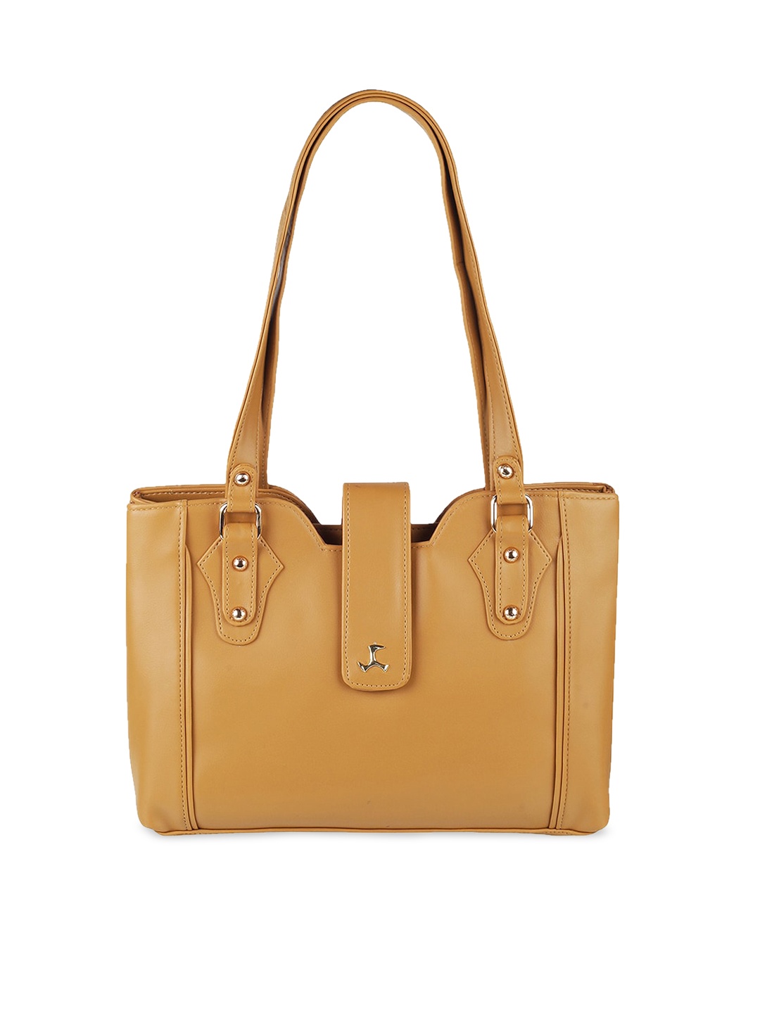 

Mochi Yellow PU Structured Shoulder Bag with Quilted