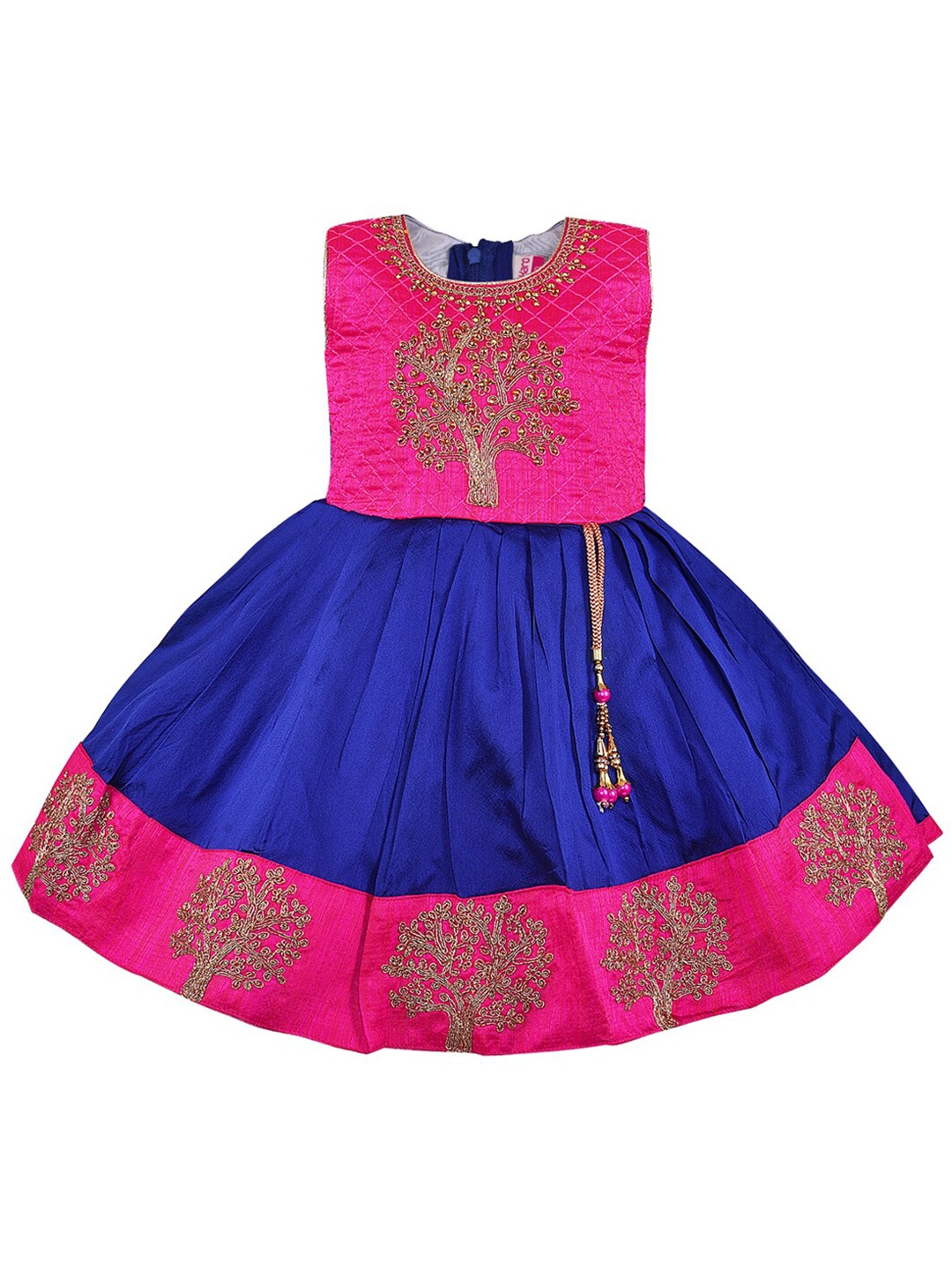 

Wish Karo Blue Satin Dress