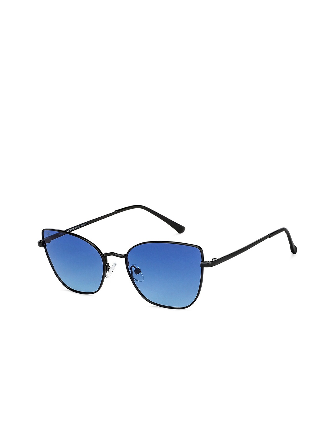 

Vincent Chase by Lenskart Unisex Blue Lens & Black Cateye Sunglasses with Polarised Lens