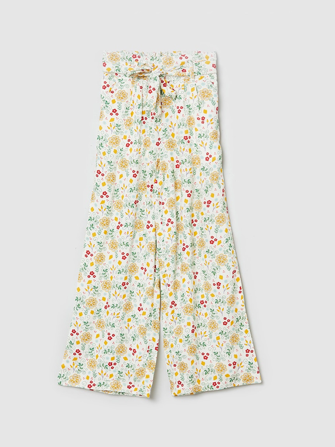 

max Girls Multicoloured Floral Printed Trousers, Multi