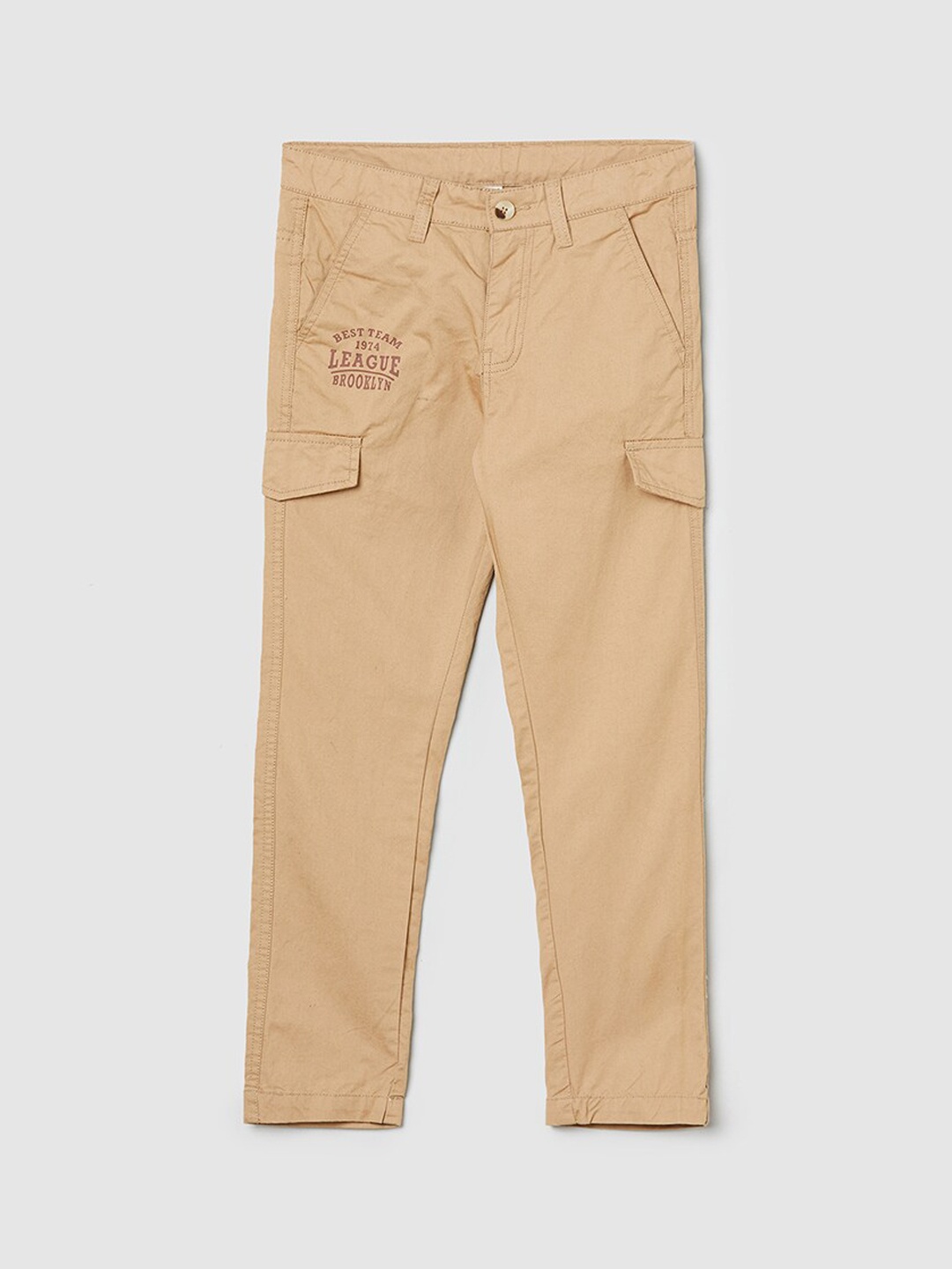 

max Boys Beige Trousers