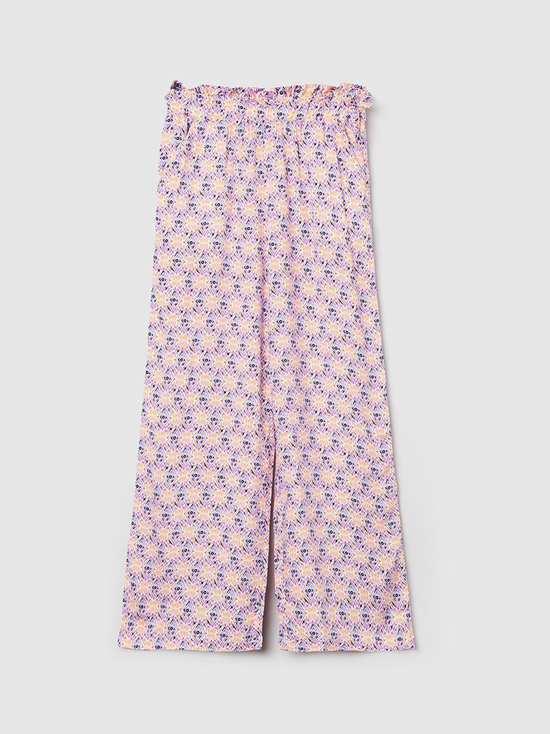 

max Girls Multicoloured Floral Printed Trousers, Multi