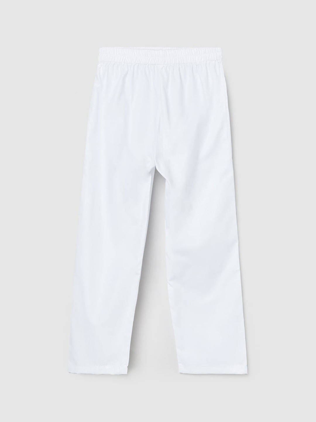 

max Boys Grey Solid Cotton Track Pants