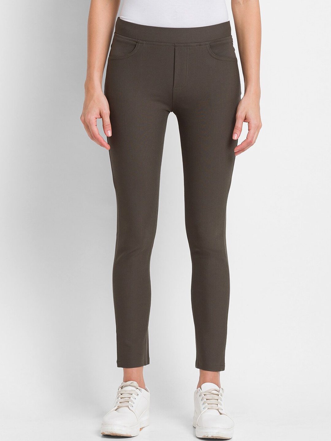 

SPYKAR Women Green Track Pants