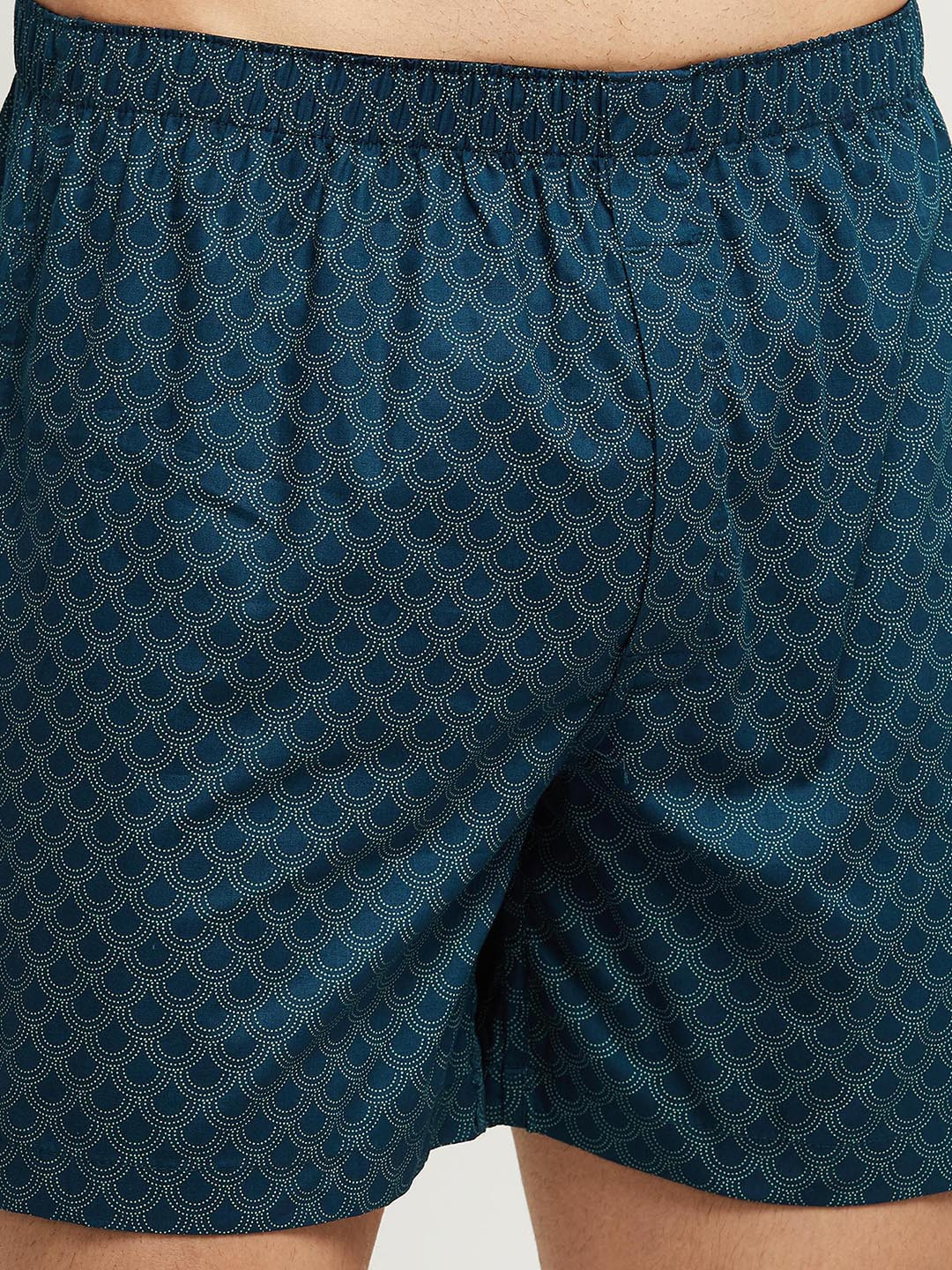

max Men Blue Printed Cotton Boxers
