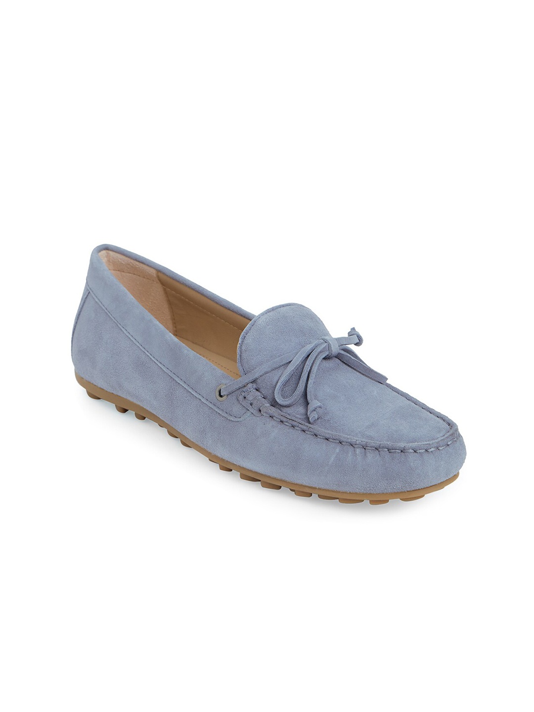 

ECCO Women Contemporary Leather Regular Loafers, Blue