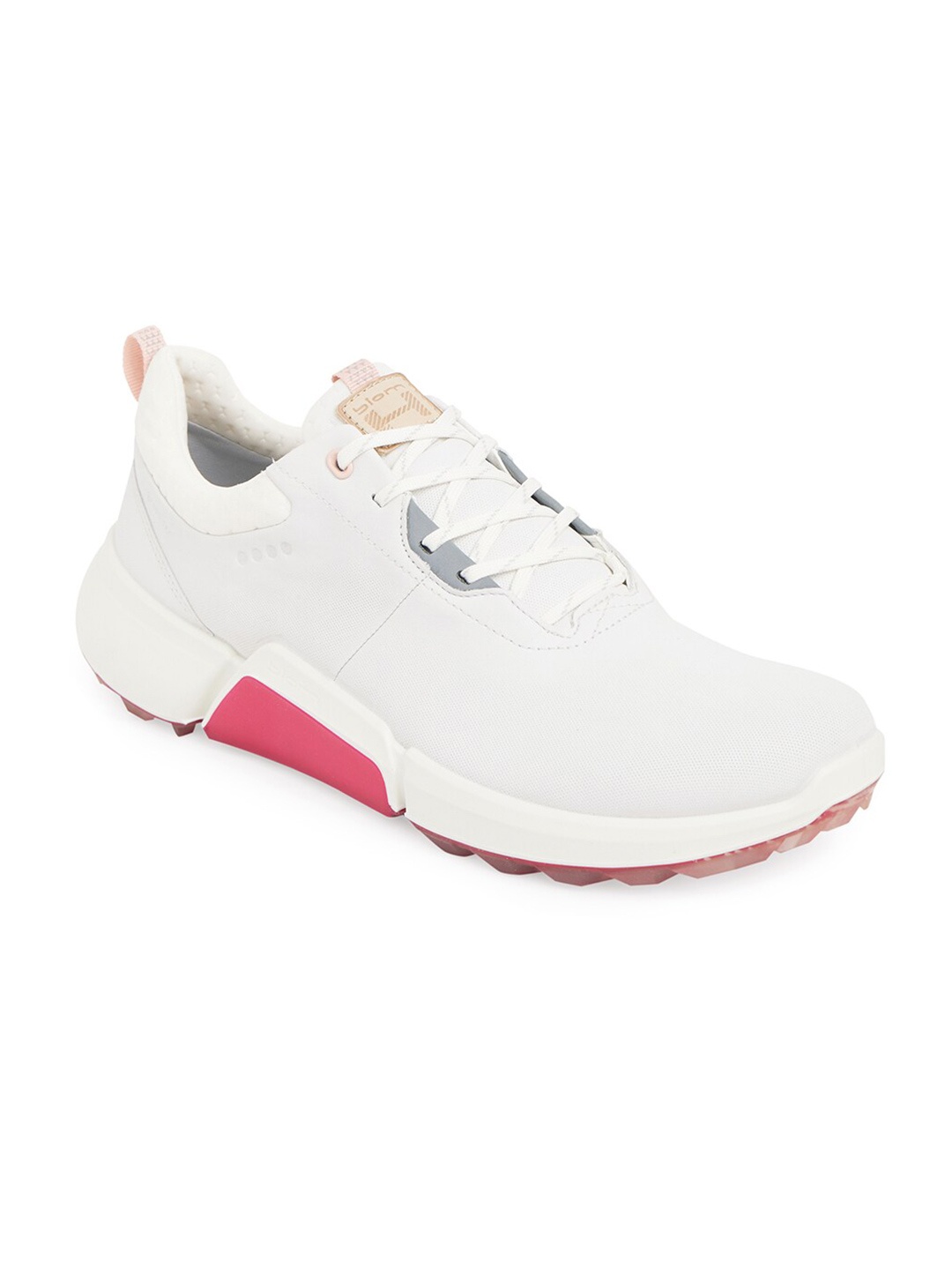 

ECCO Womens Hybrid Performance White Leather Extra Wide Golf Shoes