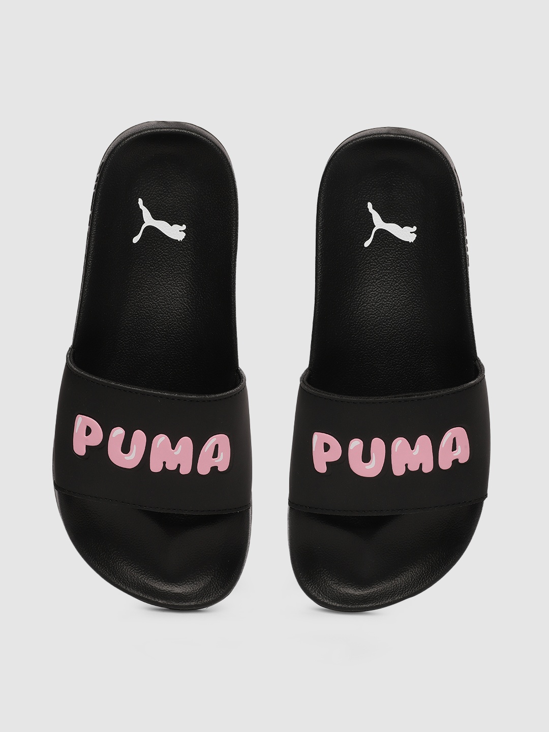 

Puma Unisex Black Printed Rubber Sliders