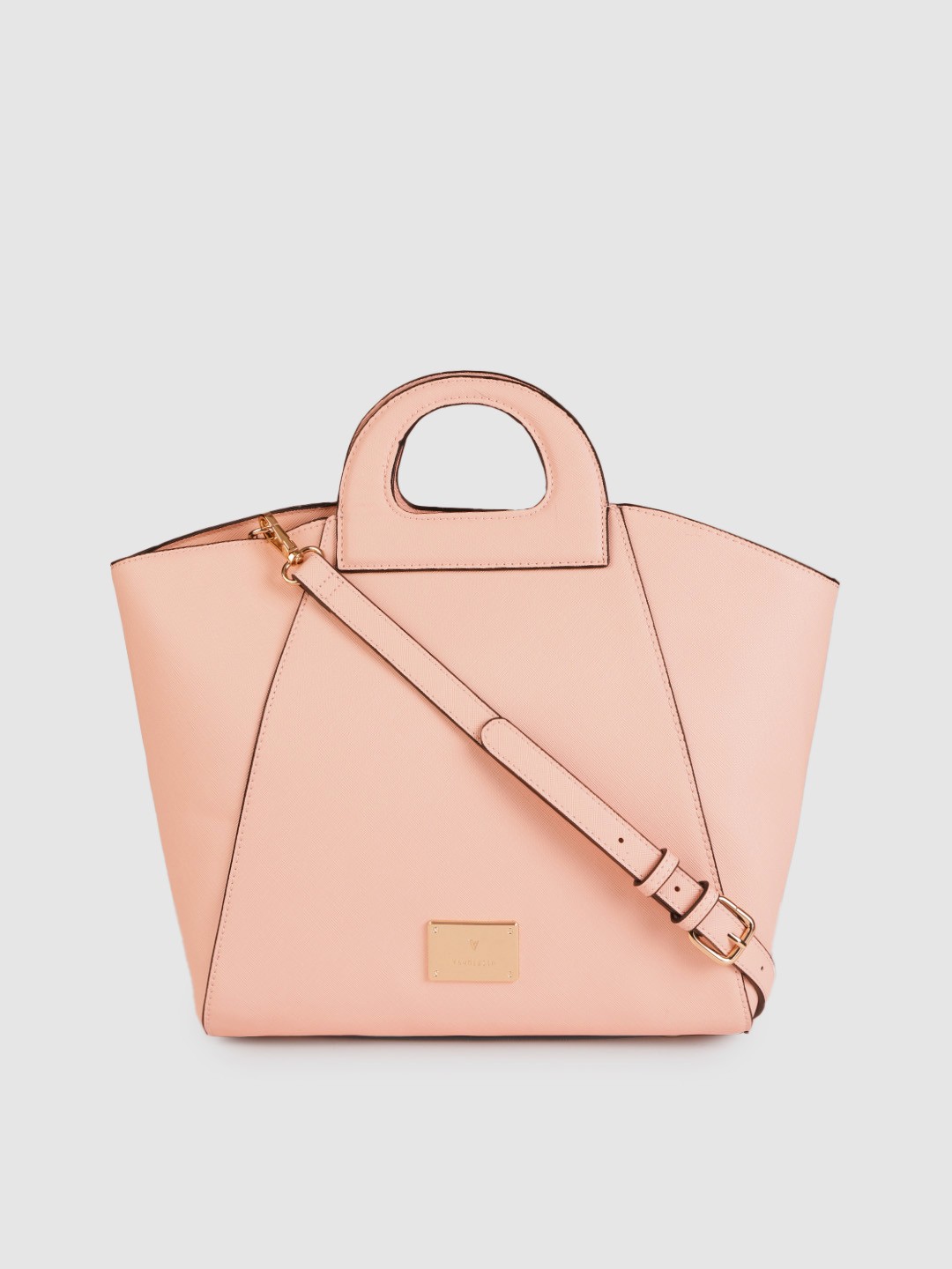 

Van Heusen Pink PU Structured Handheld Bag