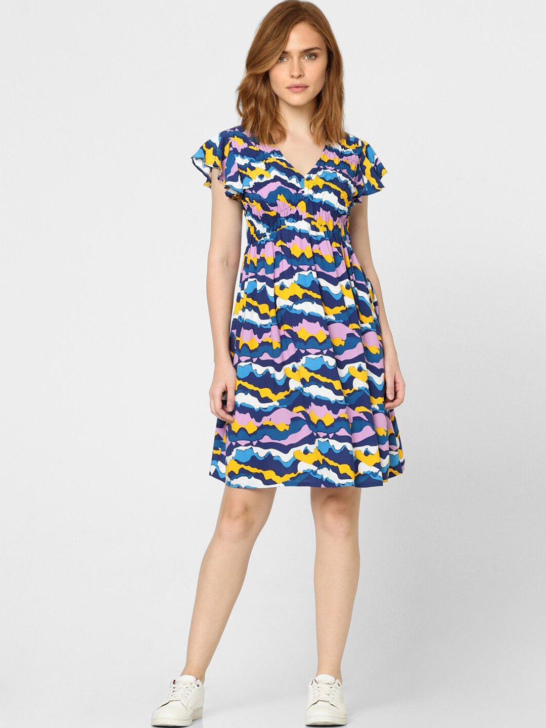 

Vero Moda Blue Floral Dress