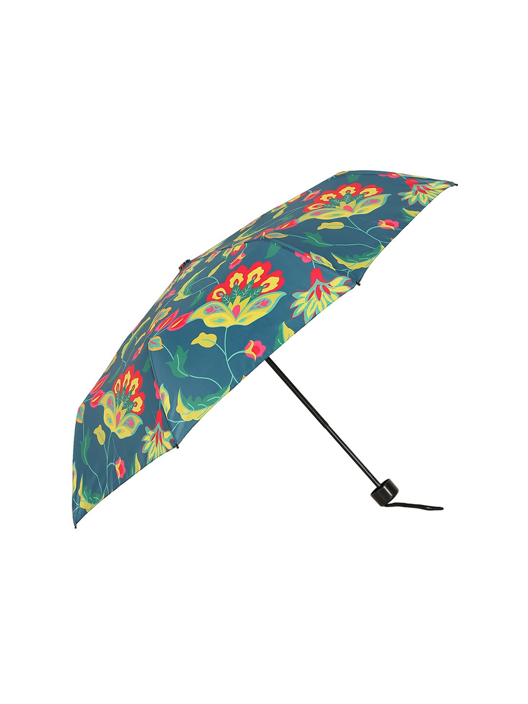 

India Circus by Krsnaa Mehta Green & Red Printed 3-Fold Umbrella
