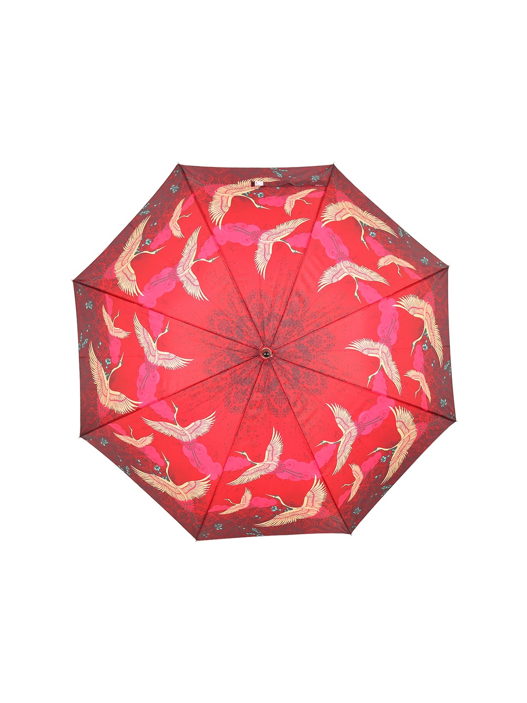 

India Circus by Krsnaa Mehta Red Printed Umbrellas