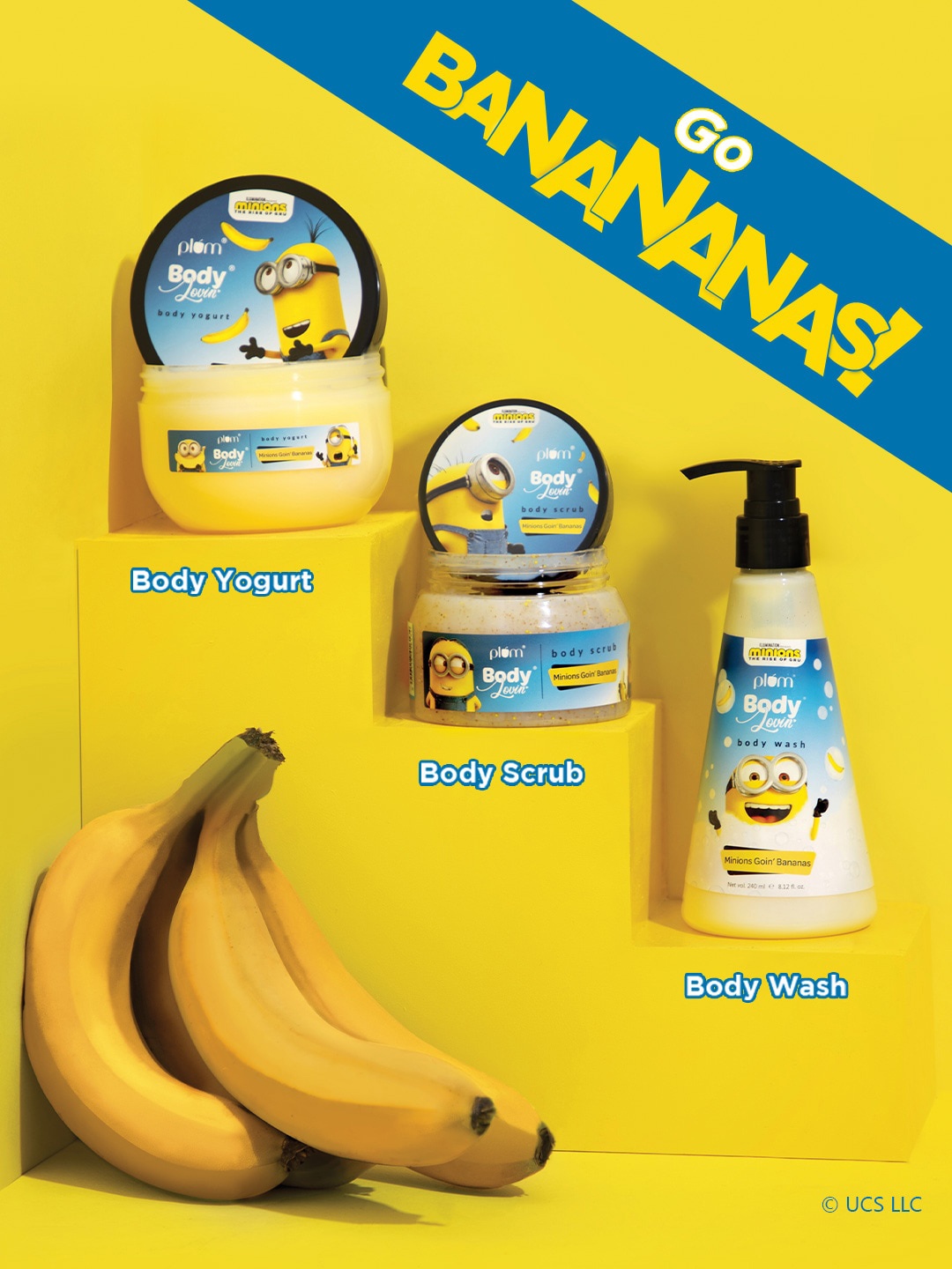 

Plum BodyLovin Minions Goin Bananas Body Yogurt 250gm, Yellow