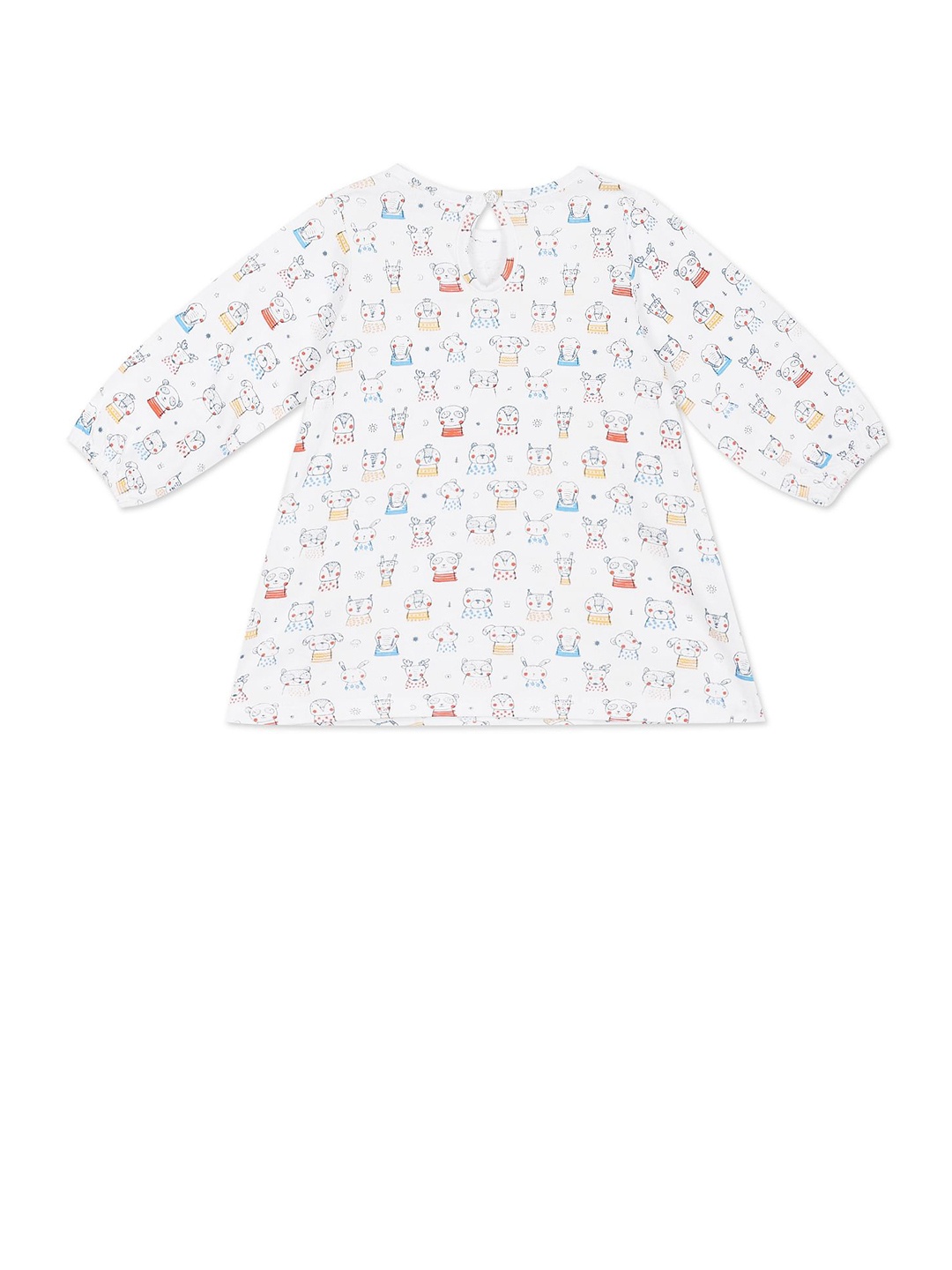 

Donuts White & magnolia A-Line Dress