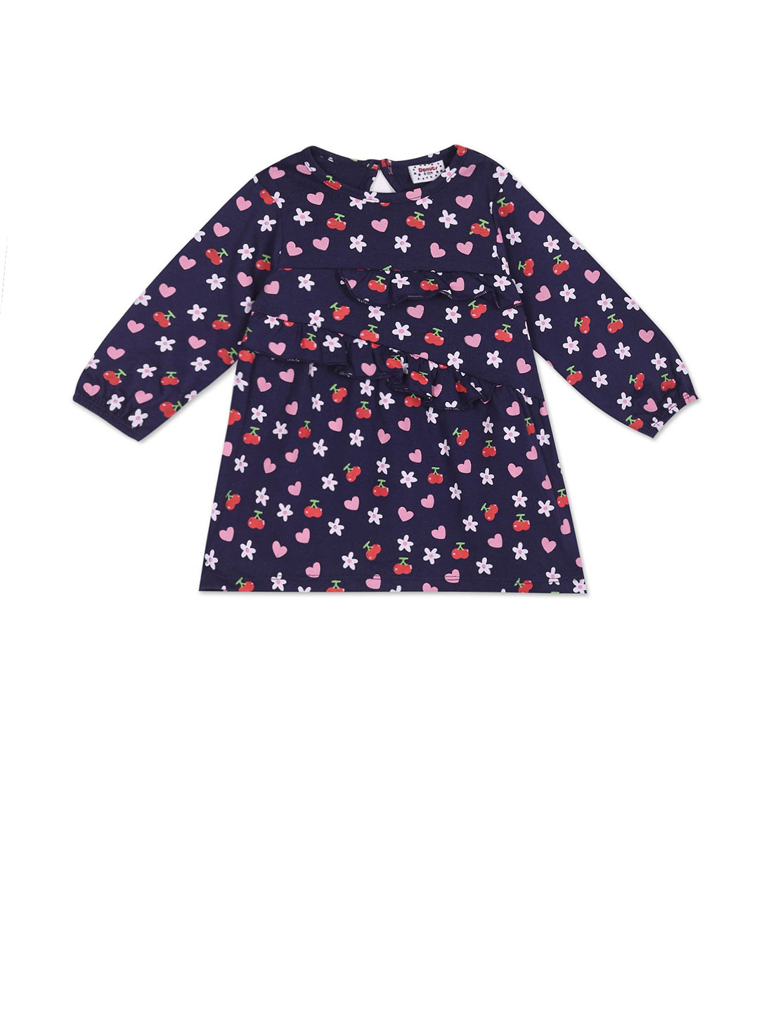 

Donuts Blue & space cadet A-Line Dress