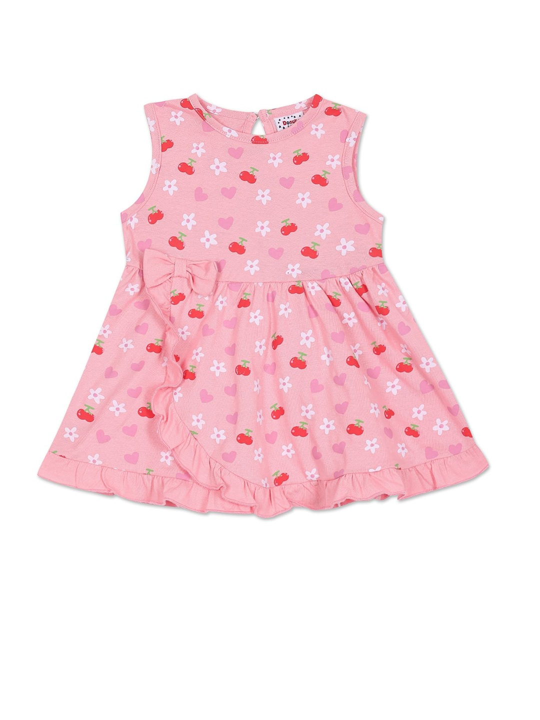 

Donuts Pink & powder pink A-Line Dress