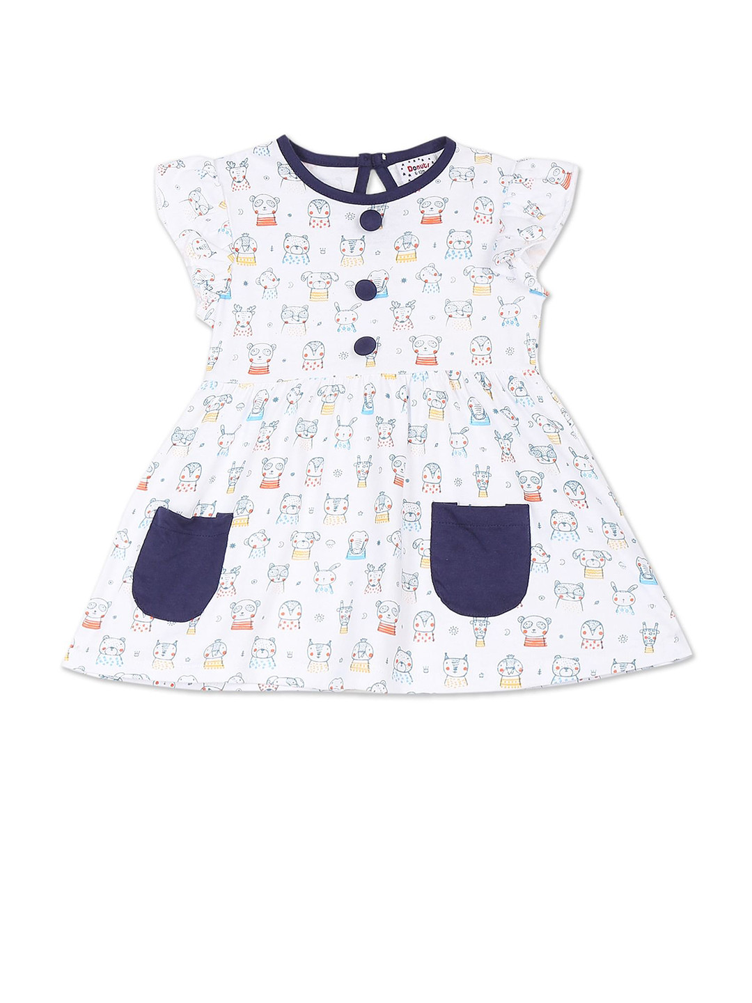 

Donuts White Floral Dress