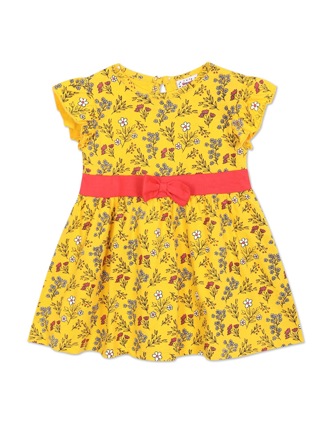 

Donuts Yellow & amber Floral Dress