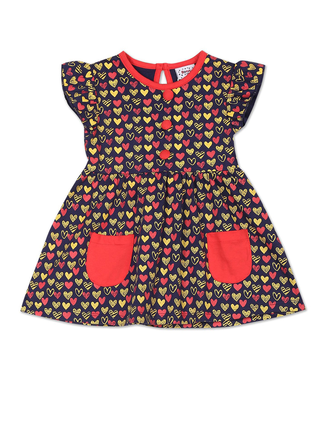 

Donuts Blue & carbon Dress