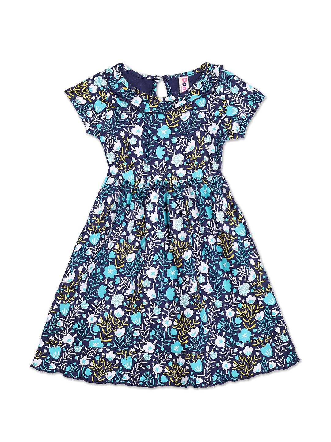 

Donuts Blue & astral aura Floral Dress