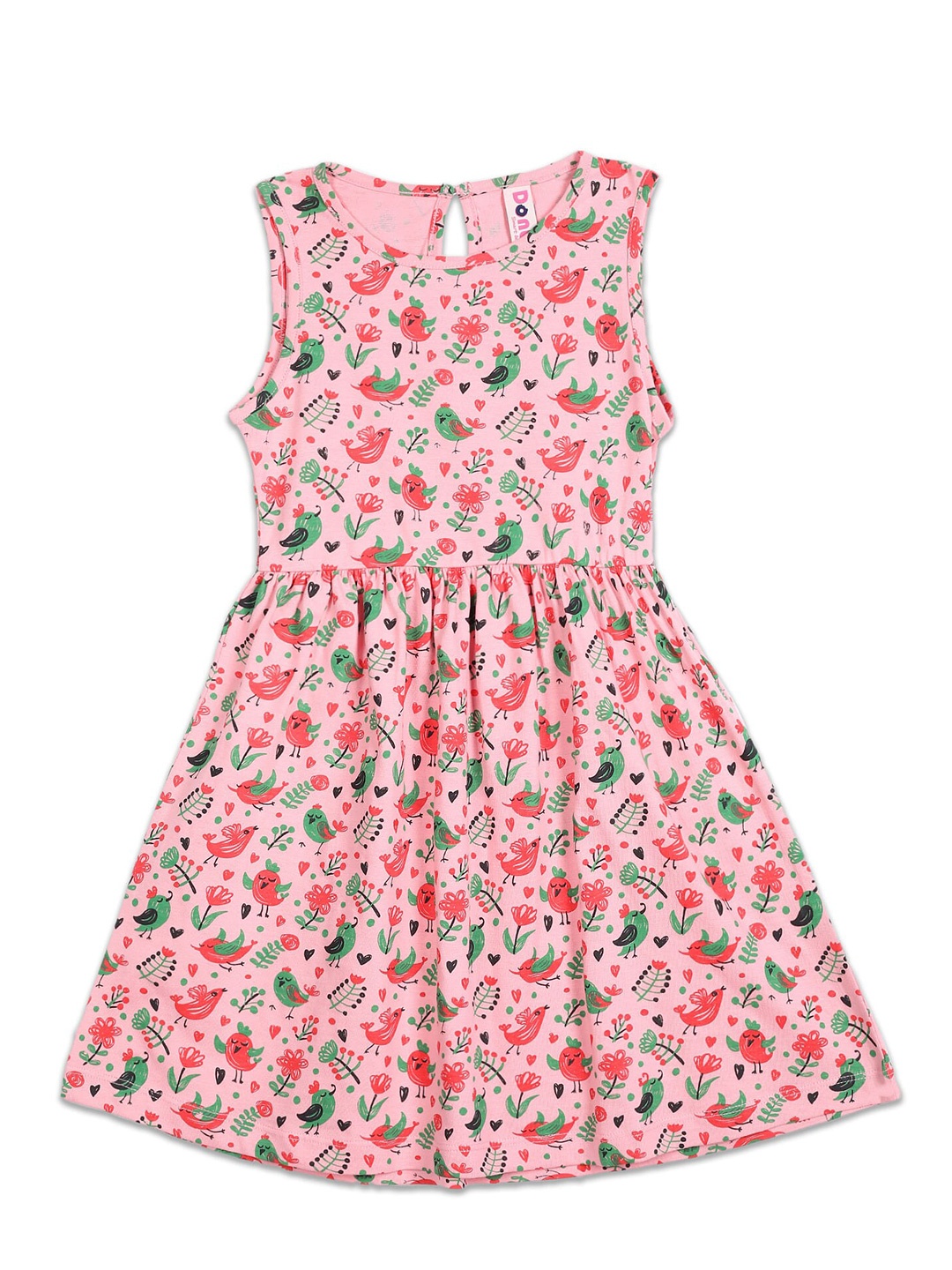 

Donuts Pink & bubble gum Floral Dress