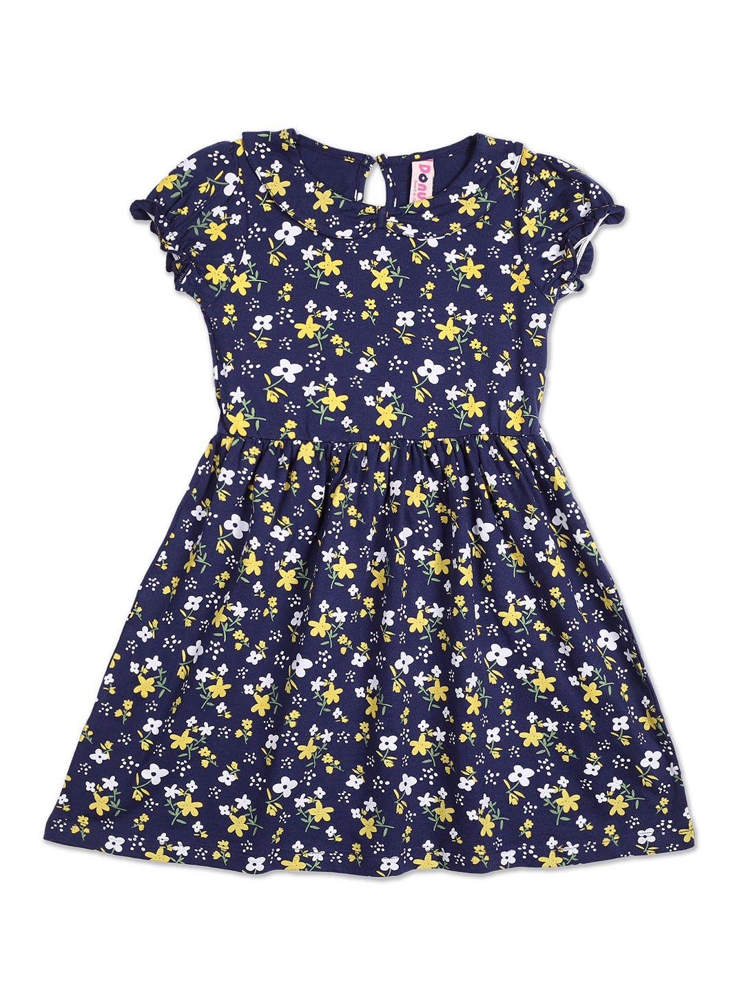 

Donuts Blue & astral aura Floral Dress