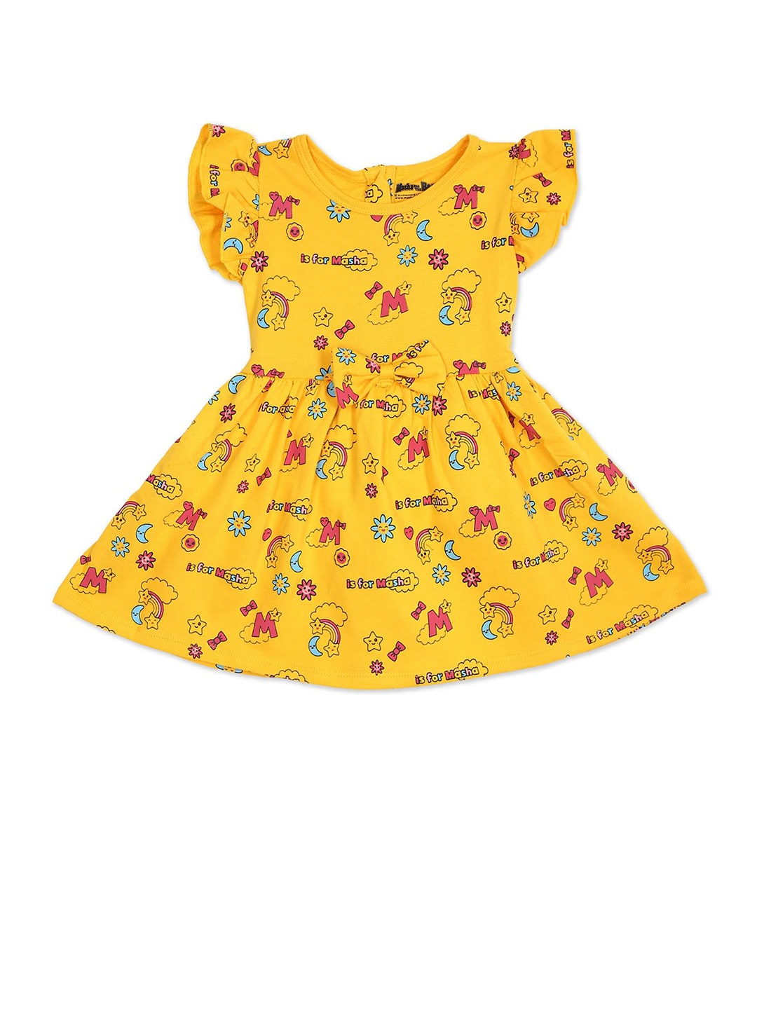 

Colt Yellow & sunglow Floral Dress