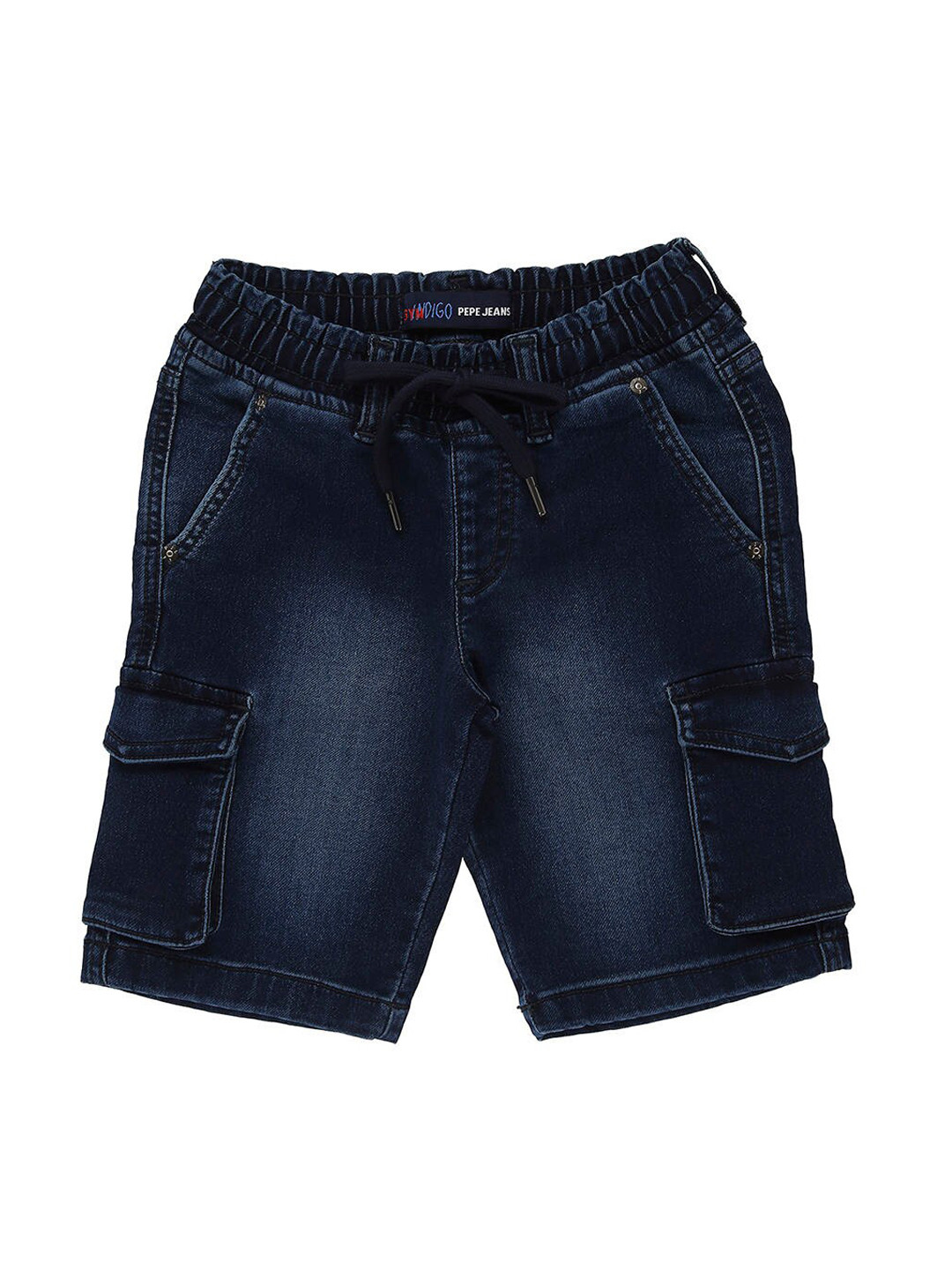 

Pepe Jeans Boys Blue Washed Slim Fit Denim Shorts