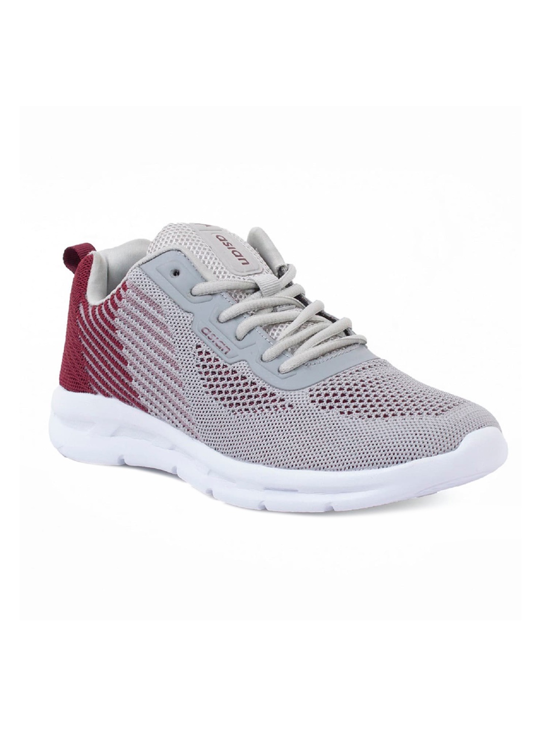 

ASIAN Men Grey Woven Design Sneakers