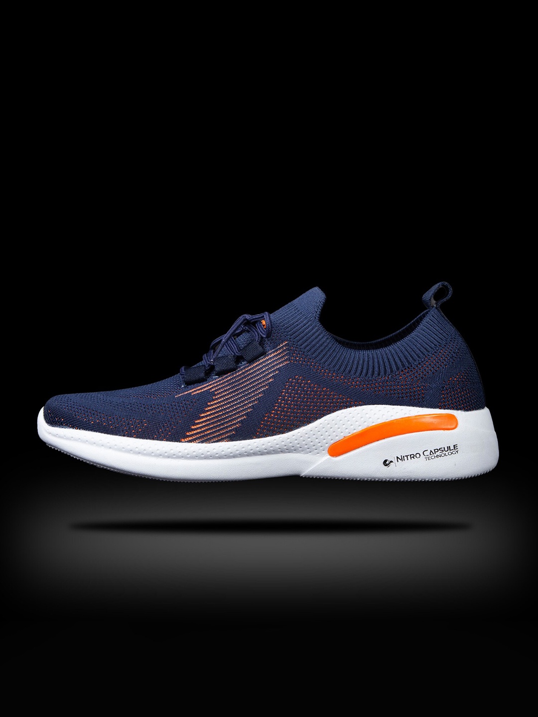

ASIAN Men Navy Blue Printed Sneakers