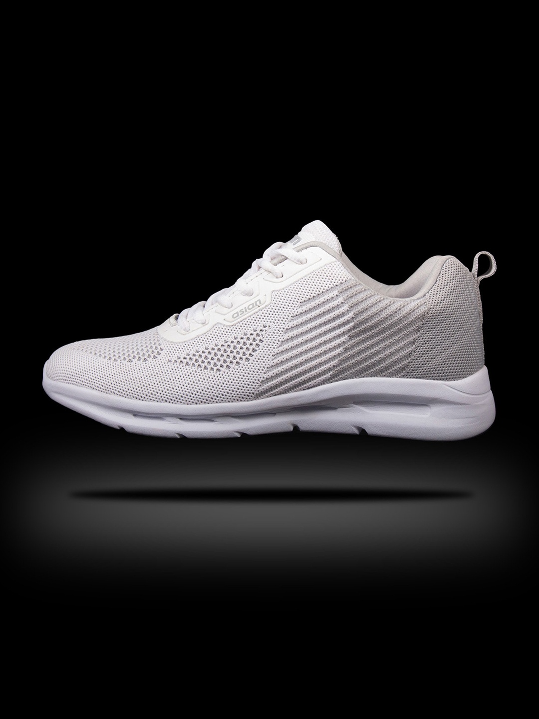 

ASIAN Men White Woven Design Sneakers