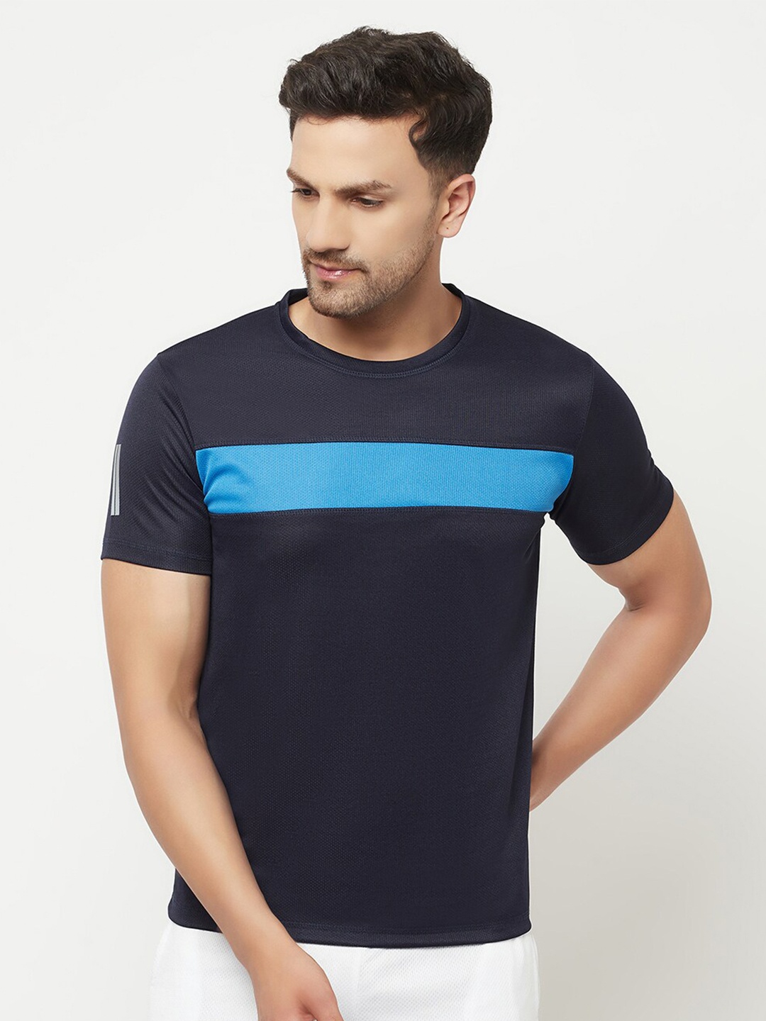 

ELEGANCE Men Blue & dark sapphire T-shirt