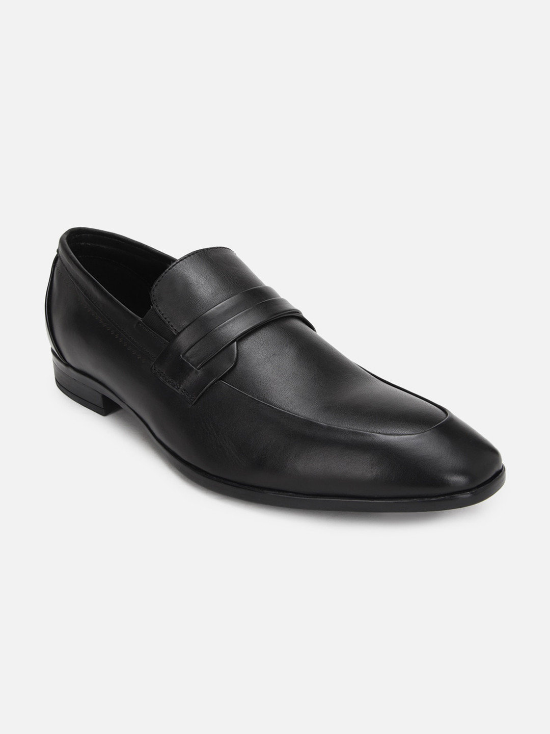 

Allen Solly Men Black Solid Slip-On Formal Shoes