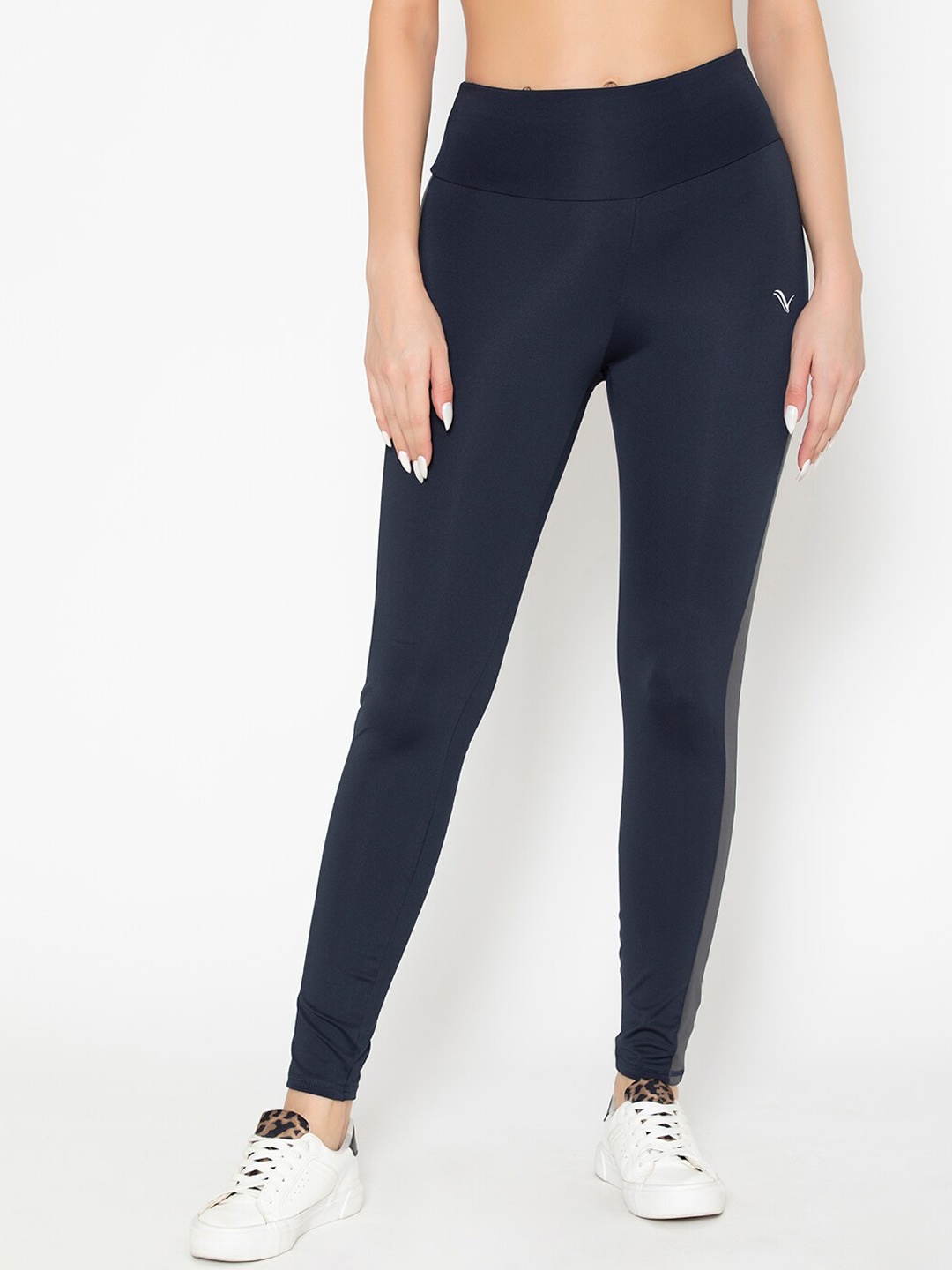 

Vami Women Navy Blue Yoga Track Pants