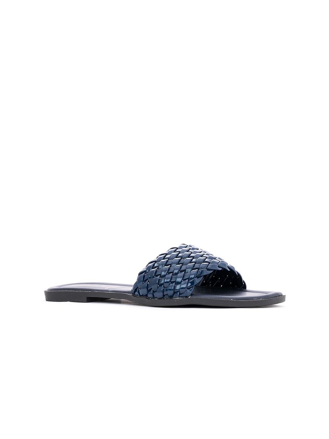 

Khadims Women Navy Blue Comfort Sandals