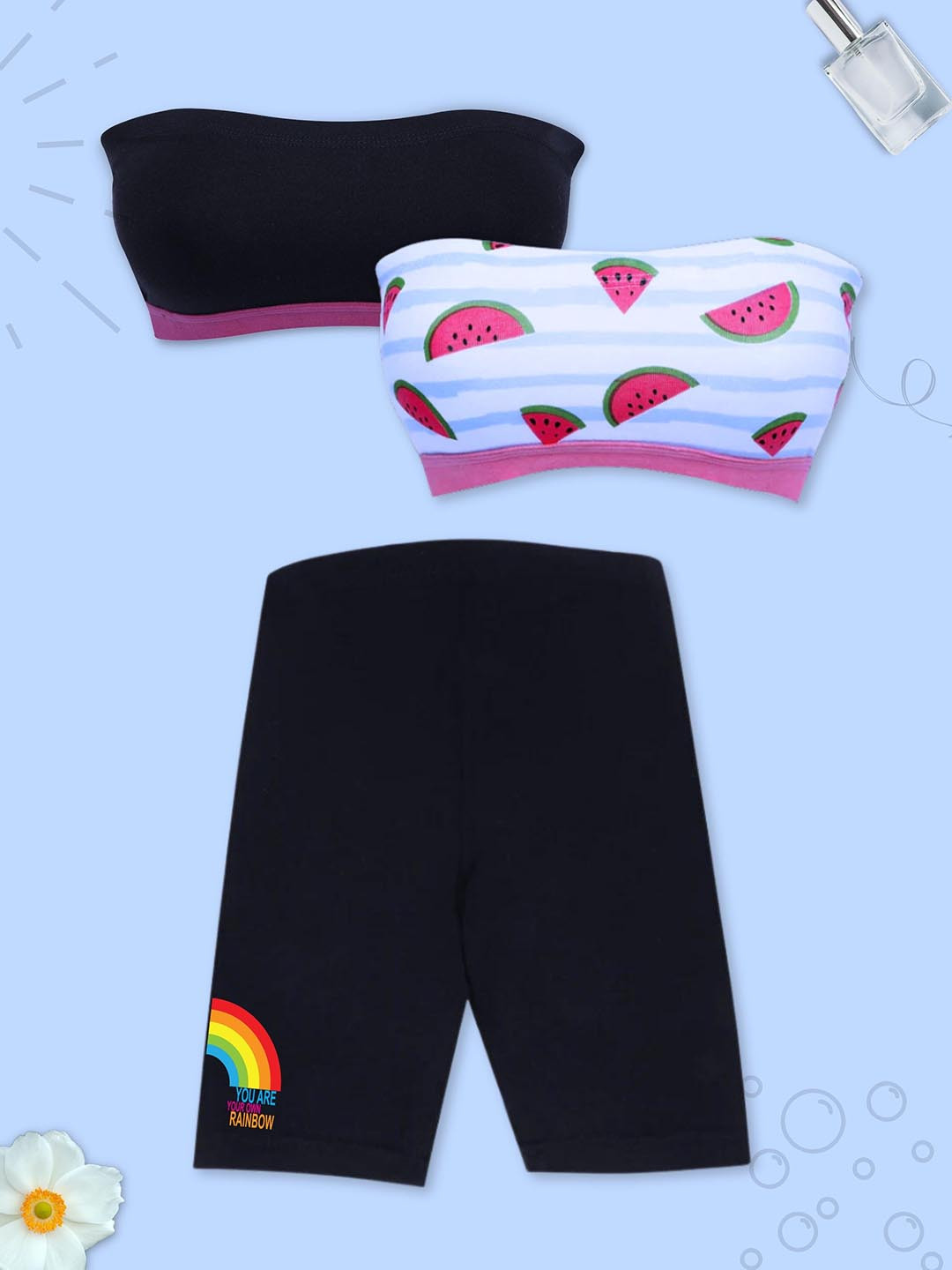 

DChica Girls Black Clothing Set